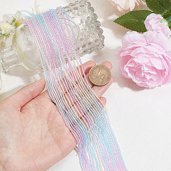 20 нить прозрачных стеклянных бусин градиентного цвета&nbsp;GLAA-GA0001-79B