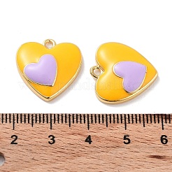 Латунь эмаль подвески&nbsp;KK-F871-35G-01