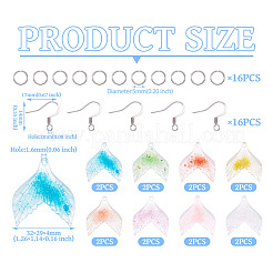 DIY подвески из смолы с рыбьим хвостом&nbsp;DIY-TA0010-71