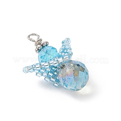 Стеклянные подвески&nbsp;PALLOY-MZ00954-03