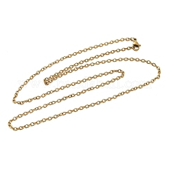 Ожерелья из нержавеющей стали 304 с цепочкой из троса&nbsp;STAS-O053-06G