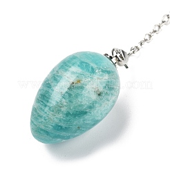 Маятники для биолокации из натурального амазонита&nbsp;G-B139-04P-02