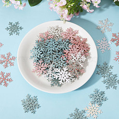 320 шт. 4-цветные рождественские снежинки-бумажные конфетти&nbsp;DIY-CA0007-97