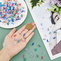 240шт 12 цвета светящихся кабошонов из смолы MRMJ-HY0001-24