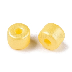 Стеклянные бусины с перламутровым эффектом для выпечки&nbsp;SEED-T008-03D