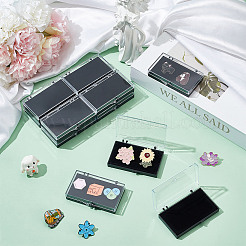 Пластиковая коробка с флокирующимся блистером&nbsp;CON-WH0106-11A