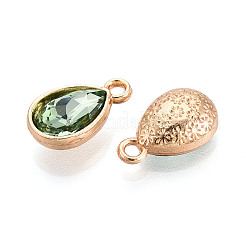 Факельные стеклянные подвески из стразы&nbsp;GLAA-I051-A18