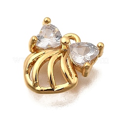 Латунные микро проложить кубического циркония подвески&nbsp;KK-B152-17G