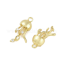 Стойки обшивки латунь микро проложить Циркон подвеску&nbsp;KK-C082-10G