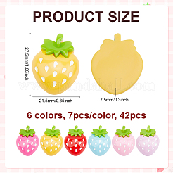 Кабошоны из непрозрачной смолы&nbsp;CRES-PH0001-29