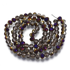 Гальванизируйте прозрачное стекло бисер нитей&nbsp;LS-EGLA-A034-T8mm-F23