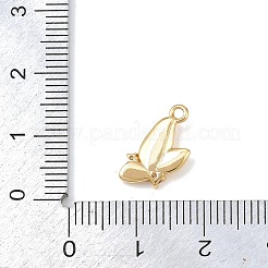 Латунные микропаве прозрачные кубические циркониевые подвески&nbsp;KK-G545-12G