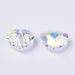 Прозрачные стеклянные бусины k9&nbsp;GGLA-S056-7x8-001AB