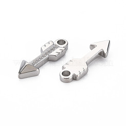 Подвеска из нержавеющей стали 304 со стразами&nbsp;STAS-N097-117P-NR