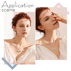 12 шт. подвески из латуни 2 цветов с микропаве из прозрачных и зеленых кубических цирконий&nbsp;KK-BBC0001-91