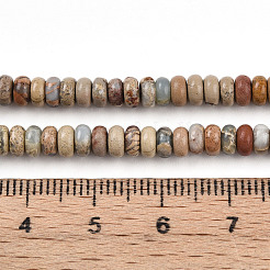 Натуральные бусины из аква терра яшмы&nbsp;G-T140-71B