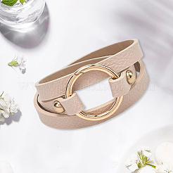 1 шт. браслеты из искусственной кожи для женщин&nbsp;BJEW-CL0001-32