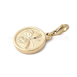 Плоские круглые стразы из нержавеющей стали 304 с подвеской в виде бабочки&nbsp;STAS-S165-25G