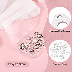 12 шт. 12 подвески из нержавеющей стали 316l&nbsp;STAS-TA0003-21P