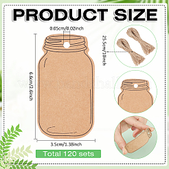 Ценники крафт-бумага&nbsp;DIY-WH0591-310