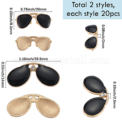 40шт 2 стиля подвески из сплава с эмалью&nbsp;FIND-SC0016-33