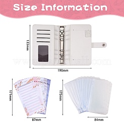 A6 бюджетные папки из радужной искусственной кожи&nbsp;JX556D