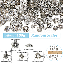 2 комплект колпачков для бусин из сплава в тибетском стиле&nbsp;FIND-SC0019-65AS