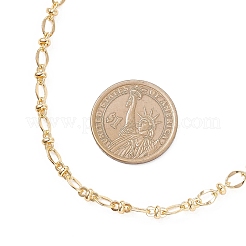 Ожерелья из овальных звеньев латуни толщиной 5 мм для женщин&nbsp;NJEW-JN05562