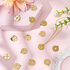 16 шт. ионное покрытие (IP) 201 подвески из нержавеющей стали&nbsp;STAS-BBC0008-42G