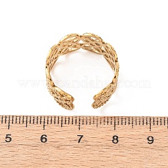 Кольца-манжеты из нержавеющей стали 304 для женщин&nbsp;RJEW-K309-10B-G