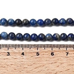 Нитки бусины из натурального ляписа-лазури&nbsp;G-F561-5mm-G