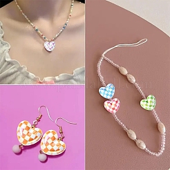 10шт УФ-покрытие непрозрачные акриловые бусины&nbsp;MACR-YW0004-42