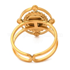 Овальные натуральные перстни из сердолика RJEW-Q822-30G-02