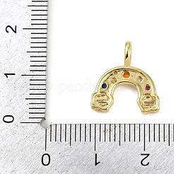 Латунные микро проложить кубического циркония подвески&nbsp;X-KK-L231-04G-02