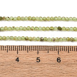 Природный перидот бисер нитей&nbsp;LS-G-RM2025519-A01-2mm