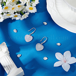 1 пара 925 сережек-крючков из стерлингового серебра&nbsp;STER-BC0003-61