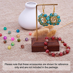 Окрашенные бусины из стекла&nbsp;GLAA-TA0001-03