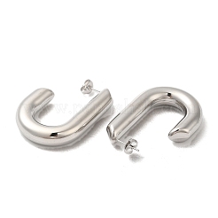 Серьги-гвоздики из нержавеющей стали 304&nbsp;EJEW-Z022-16P