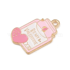 Подвески из сплава с эмалью ко дню святого валентина&nbsp;ENAM-I084-01KCG-29