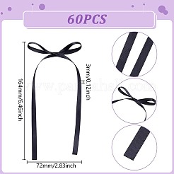 60 шт. полиэстеровый бант&nbsp;DIY-UN0007-70A