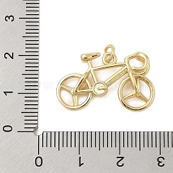 Подвески для велосипедной стойки с покрытием из латуни&nbsp;KK-Z074-35G