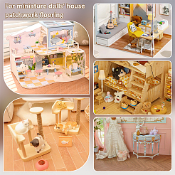 1 мешок деревянного пола мини-модель&nbsp;DIY-PH0032-36B