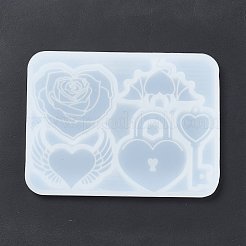 Diy готический стиль сердце тема орнамент силиконовые Молды&nbsp;DIY-E065-05