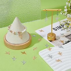 80 шт. 2 металлических цвета&nbsp;KK-DC0004-10