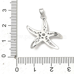 Латунные микропаве прозрачные подвески с фианитом&nbsp;KK-H254-12P