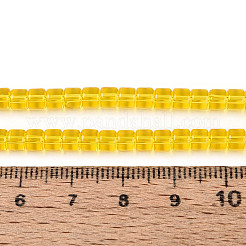 Прозрачные стеклянные бусины&nbsp;GLAA-N065-4x4mm-A02