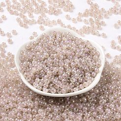 6/0 круглые стеклянные бусины непрозрачного цвета с радужным покрытием&nbsp;SEED-T006-04D-02