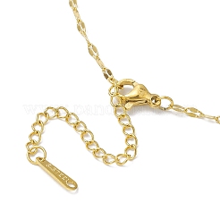 Ожерелье с кулоном из кубического циркония&nbsp;NJEW-C039-05KCG-02