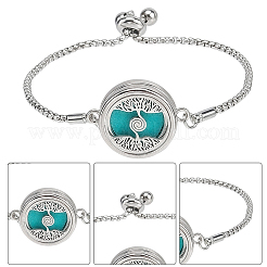 1 шт. браслеты-манжеты из нержавеющей стали&nbsp;BJEW-SC0001-55D