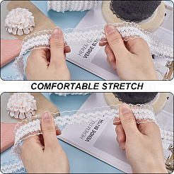 1 рулон трикотажной лески из нейлона с эластичной кружевной отделкой&nbsp;OCOR-GF0003-72A